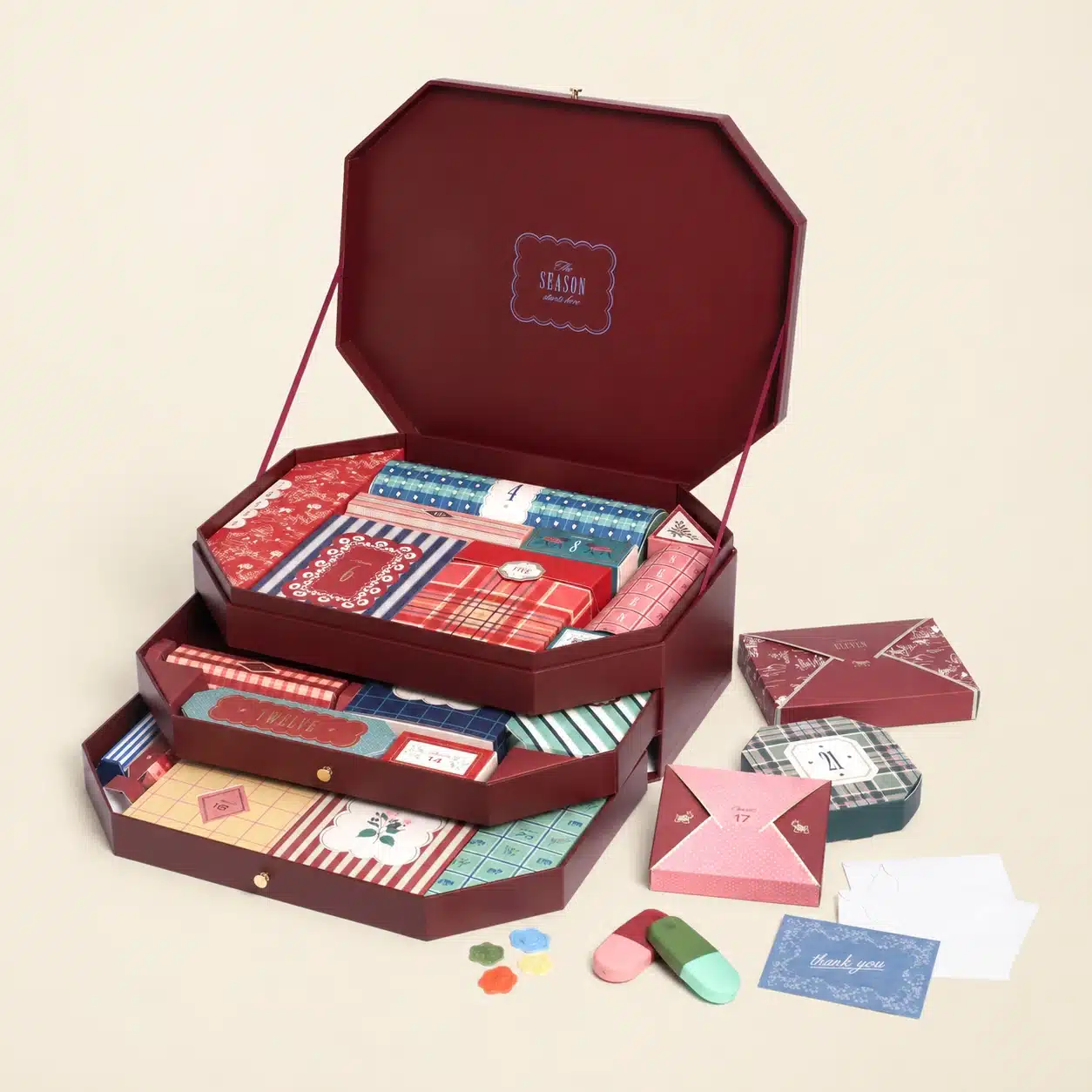 Papier — 24-Day Stationery Advent Calendar packaging view 2